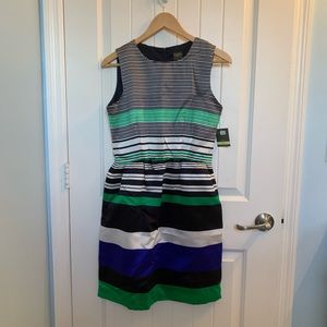NWT - Taylor striped dress with pockets!